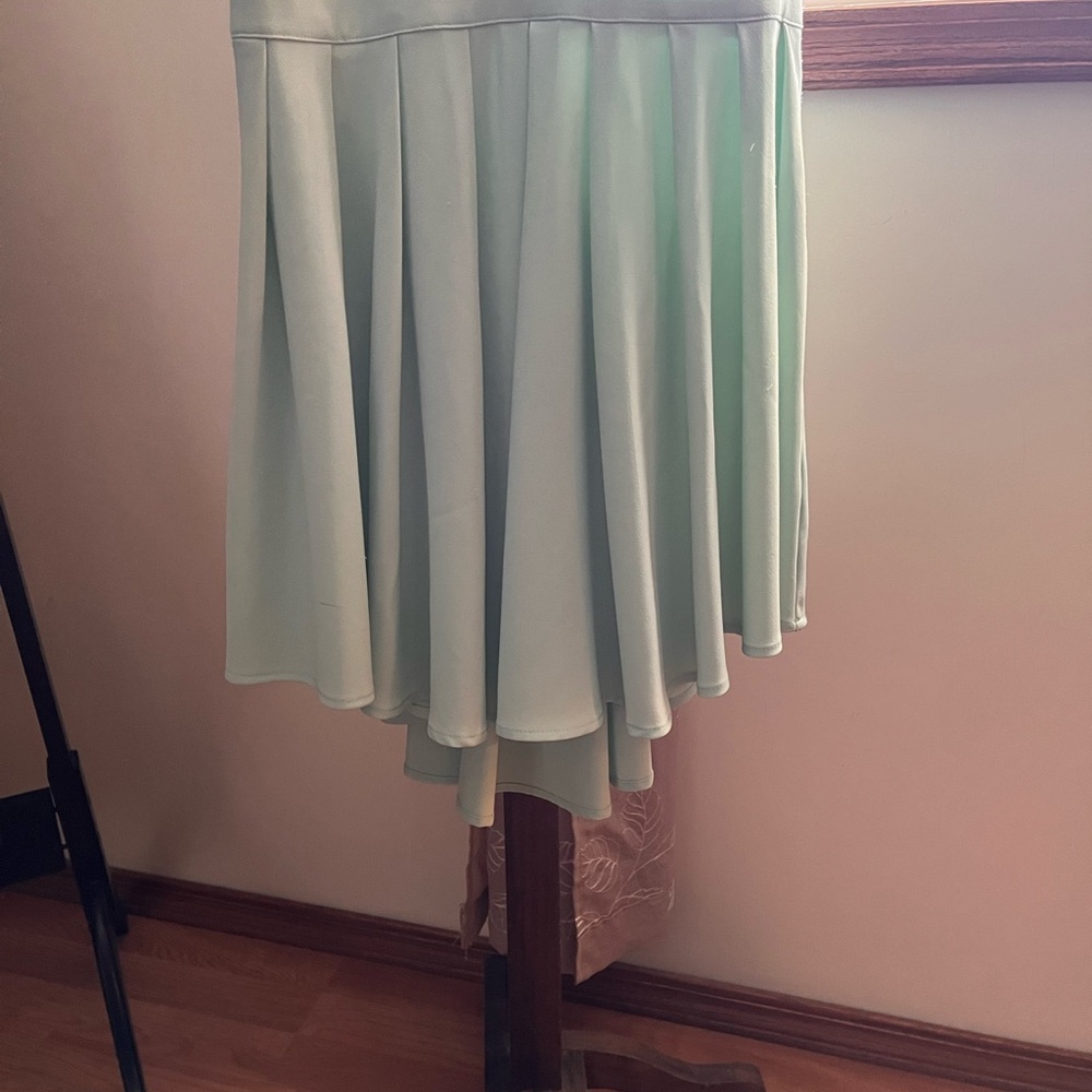 Teal detailed event dress - Picture 9 of 10